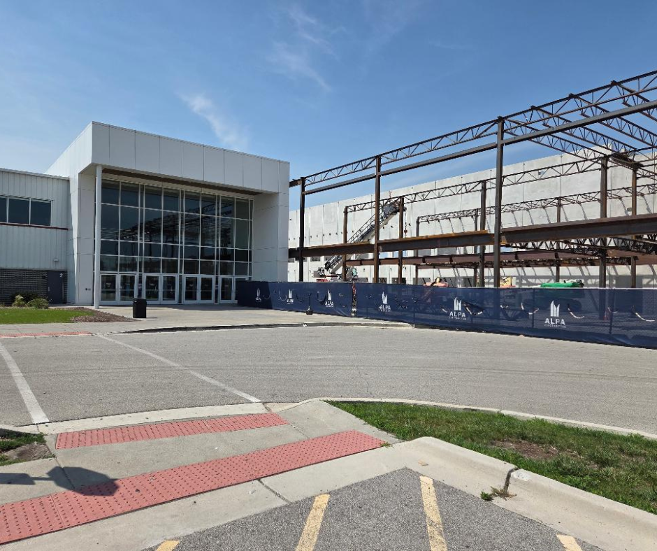 construction progress in bedford park